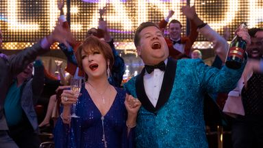 Meryl Streep and James Corden in The Prom. Pic: Netflix